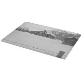 Planche à découper rustique d'art de photo de (Coin)