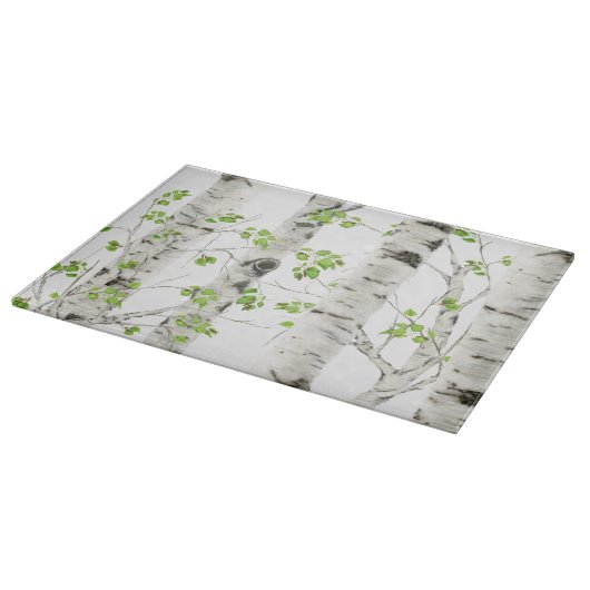 Planche à découper Rustique White Birch Tree (Coin)