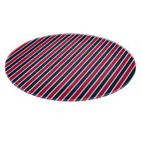 RWB Bord de base-ball Bandes 1 ROND CUTTING BOARD