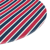 Planche À Découper RWB Bord de base-ball Bandes 1 ROND CUTTING BOARD (Coin)