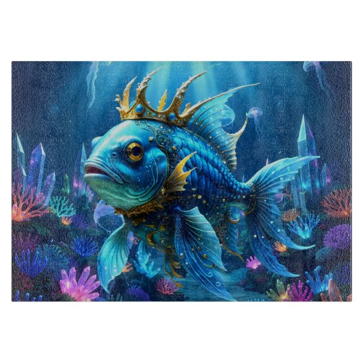Planche À Découper Sa Majesté le Poisson  (Devant)