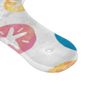 Planche À Découper Sable Dollar Jaune Rouge Bleu Motif (Coin)