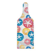 Planche À Découper Sable Dollar Jaune Rouge Bleu Motif (Devant)