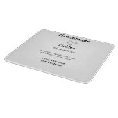 Planche À Découper Sachets maison faits avec amour ajouter texte site (Coin)