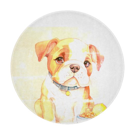 Planche À Découper Sad little Bulldog (Devant)