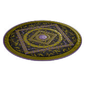 Planche À Découper Sagittarius Mandala Glass Cutboard (Coin)
