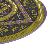 Planche À Découper Sagittarius Mandala Glass Cutboard (Coin)