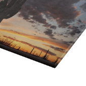 Planche À Découper Saguaro Sunset III Arizona Desert Paysage (Coin)