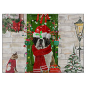 Planche À Découper Saint Bernard Chien Noël (Devant)