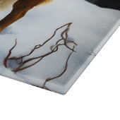 Planche À Découper Saint Bernard Laisser Neige Noël (Coin)