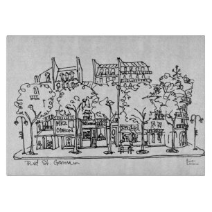 Planche À Découper Saint-Germain-des-Prés  Paris, France