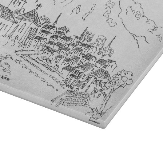 Planche À Découper Saint-Guilhem-Le-Desert, France (Coin)