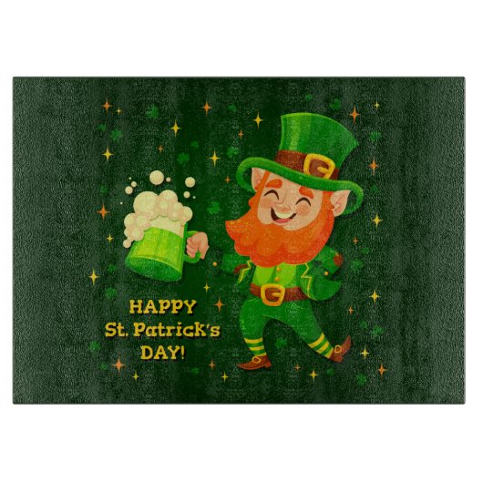 Planche À Découper Saint Patrick's Day (Devant)