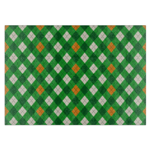 Planche À Découper Saint Patrick's Day couleur Irlandaise argyles