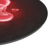 Planche À Découper Saint Valentin, coeur brillant (Coin)