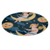 Planche À Découper Saint Valentin, lune : motif sans soudure (Coin)