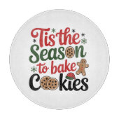 Planche À Découper Saison de fabrication de biscuits de Noël (Devant)