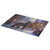 Planche À Découper Saison de Noël Cocker Spaniel (Coin)