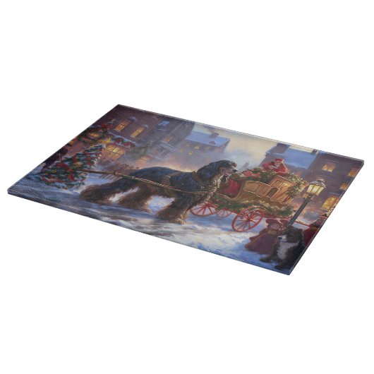 Planche À Découper Saison de Noël Cocker Spaniel (Coin)