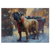 Planche À Découper Saison de Noël de Bullmastiff (Devant)