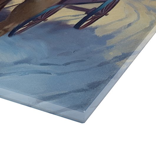 Planche À Découper Saison de Noël de Bullmastiff (Coin)