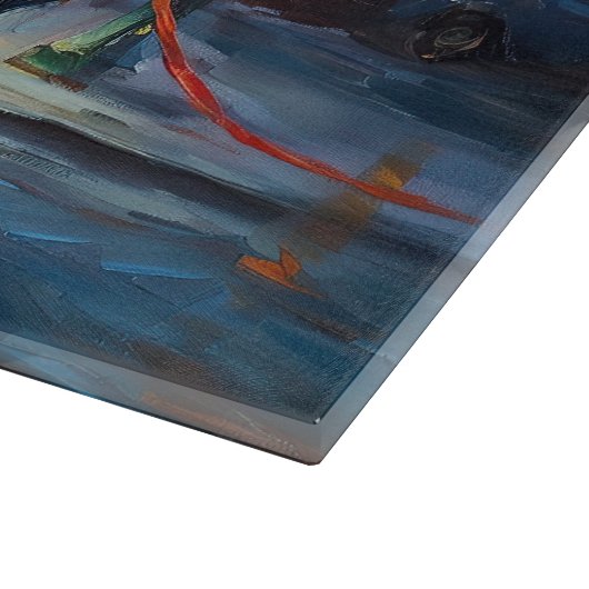 Planche À Découper Saison de Noël du Terrier écossais (Coin)