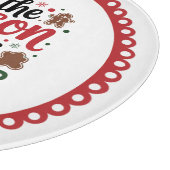 Planche À Découper Saison festive de cuisson de biscuits de Noël (Coin)