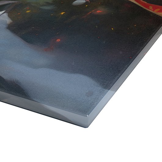 Planche À Découper Saison festive de Noël de Rottweiler (Coin)