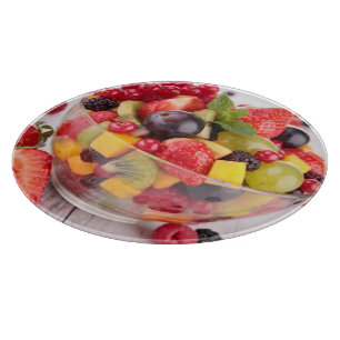 Planche À Découper Salade de fruit frais
