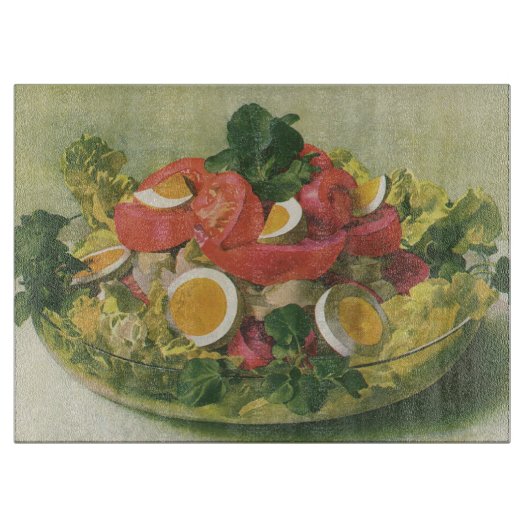 Planche À Découper Salade Mesclun de verdure mixte biologique de nour (Devant)