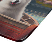 Planche À Découper Samoyé sur une pagaie : une aventure Pittoresque (Coin)