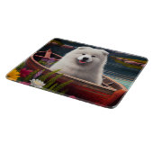 Planche À Découper Samoyé sur une pagaie : une aventure Pittoresque (Coin)