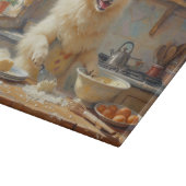 Planche À Découper Samoyed Cooking in Kitchen (Coin)