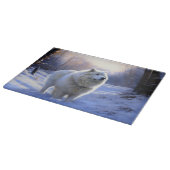 Planche À Découper Samoyède Qu'il neige Noël (Coin)