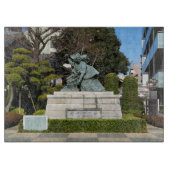 Planche À Découper Samurai Kamakura Gongoro Kagemasa Kabuki Statue (Devant)