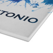 Planche À Découper San Antonio Texas Skyline Blue (Coin)