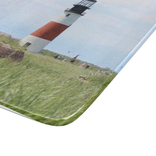 Planche À Découper Sankaty Head Lighthouse Nantucket MA Cutting Board (Coin)