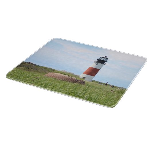 Planche À Découper Sankaty Head Lighthouse Nantucket MA Cutting Board (Coin)