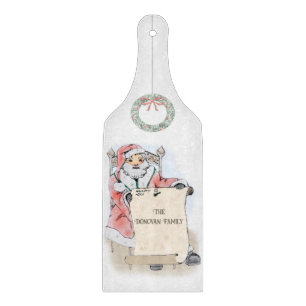 Planche À Découper Santa Claus Naughty Nice Liste personnalisée
