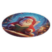 Planche À Découper Santa Claus Reading a Book by Candlelight (Coin)