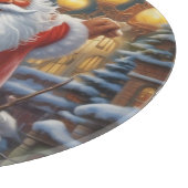 Planche À Découper Santa Clause Joyeux Noël Bonne année (Coin)