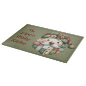 Planche À Découper Santa folklorique patchwork fantaisiste de Noël (Coin)