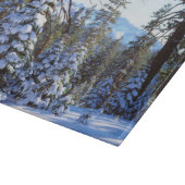 Planche À Découper Sapins rouges enneigés dans la High Sierra 2 (Coin)