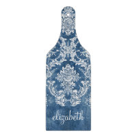 Sapphire Blue Vintage Damask Modèle et nom