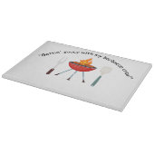 Planche À Découper Saucisse d'étain avec mon équipe de barbecue (Coin)