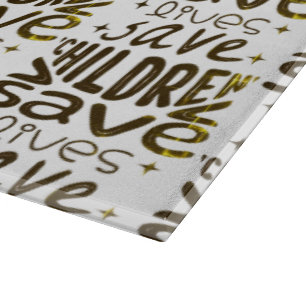 Planche À Découper Sauver les enfants, sauver des vies