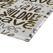 Planche À Découper Sauver les enfants, sauver des vies (Coin)