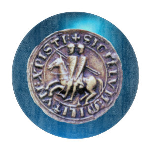 Planche À Découper SCEAU DES CHEVALIERS MODÈLE JEU bleu