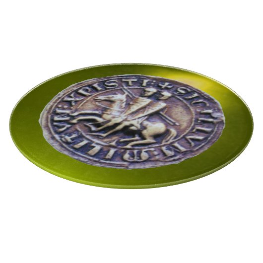 Planche À Découper SCEAU DES CHEVALIERS MODÈLE JEU jaune (Coin)