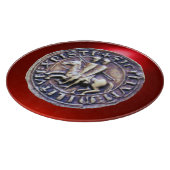 Planche À Découper SCEAU DES CHEVALIERS MODÈLE JEU rouge (Coin)